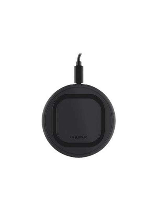 OtterBox Wireless Charging Pad 10W + EU Wall Charger 18W + USB A-Micro USB Cable - black