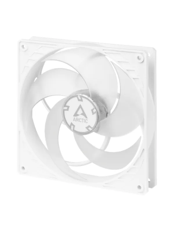 Arctic F14 PWM - White/Transparent - Kabinettvifte - 140mm - Hvit - 23 dBA
