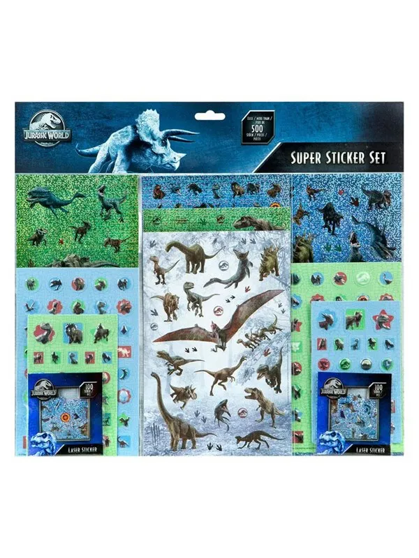 Undercover - Super Jurassic World sticker set