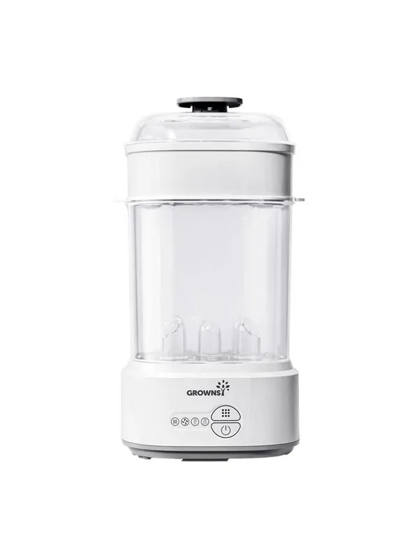 Grownsy bottle sterilizer with dryer (gray)