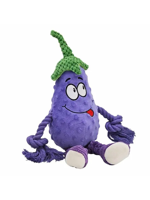 Nobby Plys Aubergine med reb 37 cm