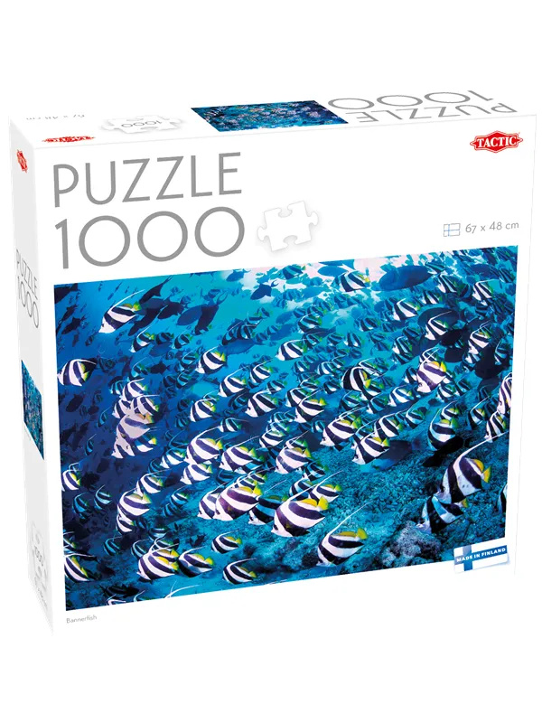 Tactic 1000 pcs puzzle: Bannerfish