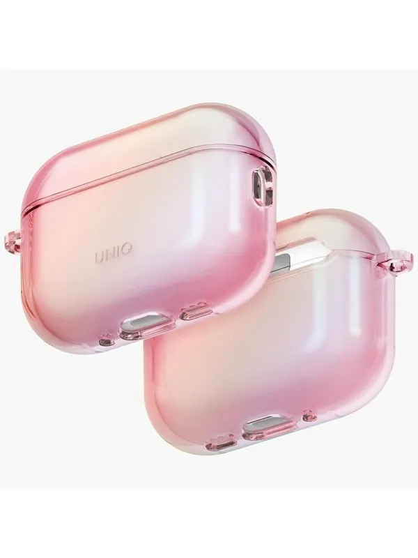 UNIQ Iridescia Hang Case for AirPods Pro 3 - Clear Pink