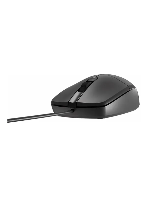 Natec Ruff 2 - mouse - USB - black - Mus - Optisk - 3 knapper - Svart