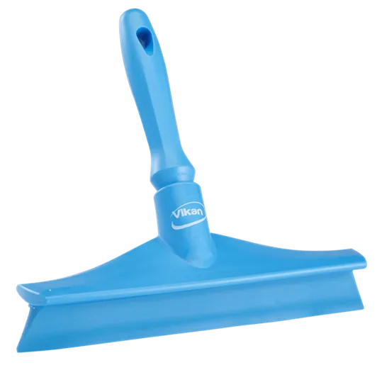 Vikan Ultra hygiejnisk bordskraber m/mini skaft, 245 mm, Blå