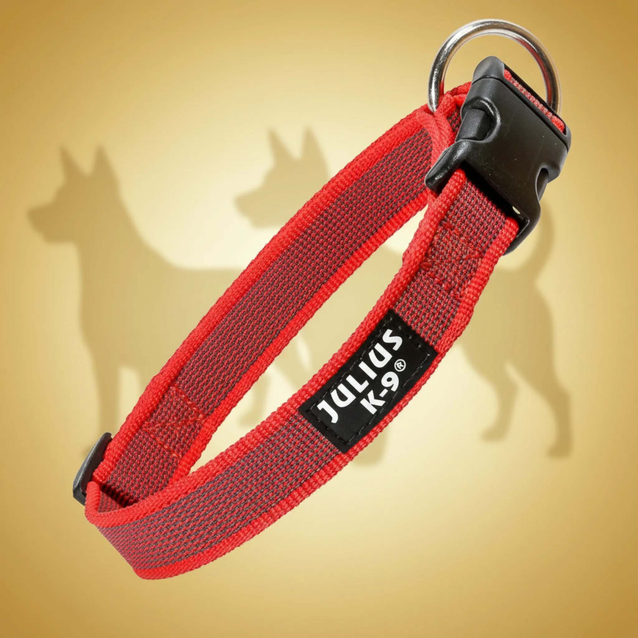 Julius-K9 Super grip halsbånd - 27-42 cm - Sort