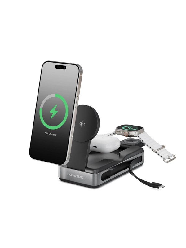 ALOGIC Roam 21.000mAh 6-in-1 Power Bank with Qi2