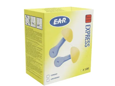 Ørepropper EAR Express uten snor 100 par, eske