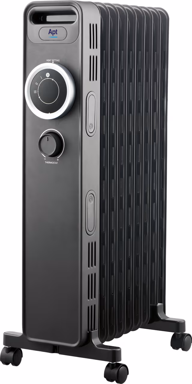 Apt Therma 2000W oljeradiator (grå)