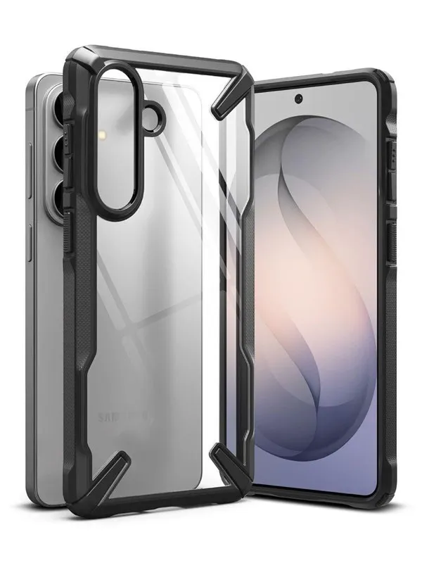 Ringke Fusion X Case for Samsung Galaxy S26 - Clear and Black