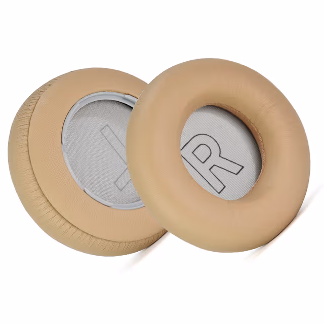Gylne lammeskinn-øreputer for B&O Beoplay H9 3. generasjon - 2-pakning