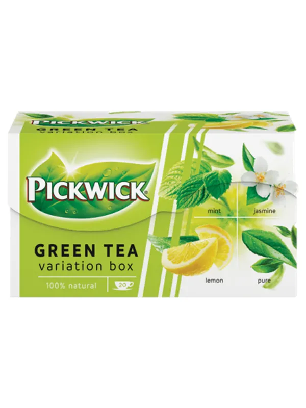 Pickwick Green Tea Variation Box - 20 pcs