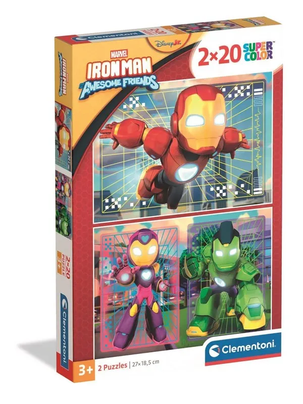 Clementoni Puzzle Ironman Ahaf 2025 2x20 pieces Gulv