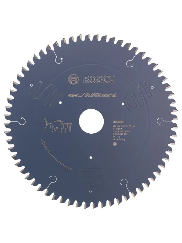Bosch Sirkelsagblad Expert for Multi Material 216 x 30 x 2,4 mm, 64