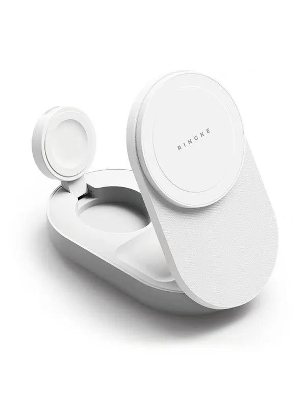 Ringke Charger RINGKE QI2.2 25W 3in1 Magnetic MagSafe - White