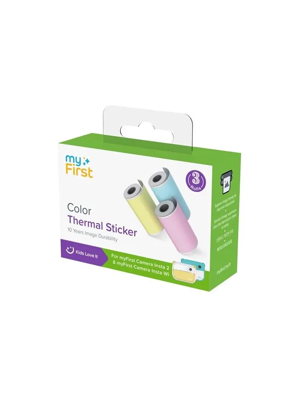 myFirst - thermal paper - smooth - 3 roll(s) - Roll (5.7 cm x 3 m)