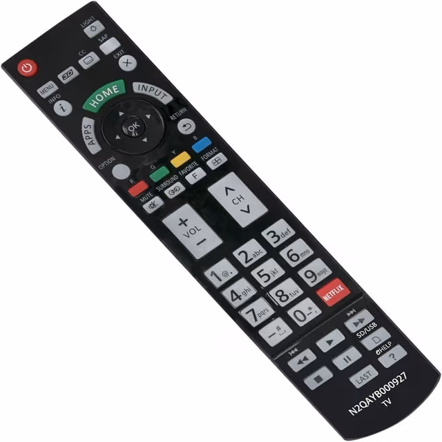 Fjernkontrollerstatning for N2QAYB000927 For Panasonic TV