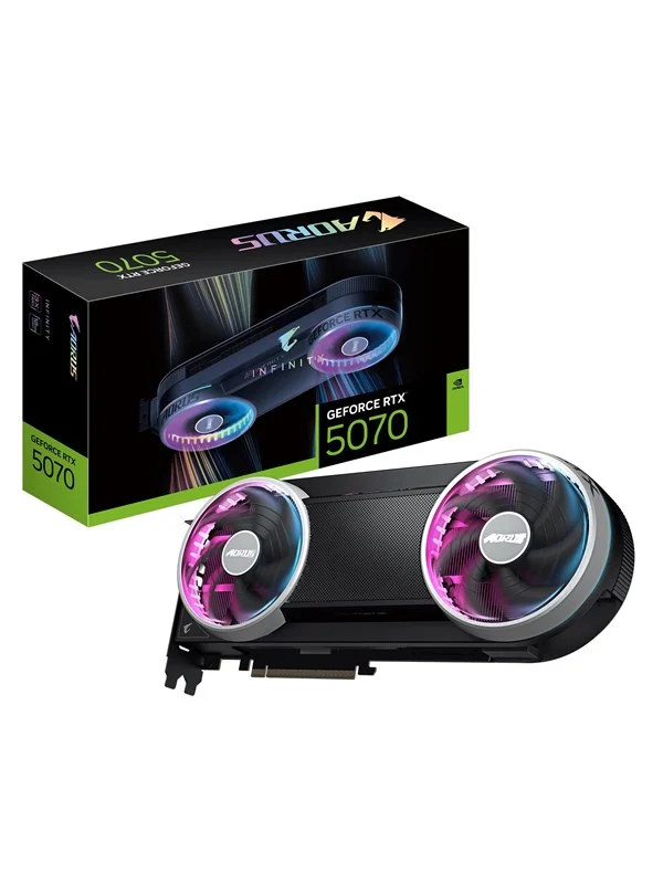 GIGABYTE GeForce RTX 5070 AORUS INFINITY - 12GB GDDR7 RAM - Grafikkort