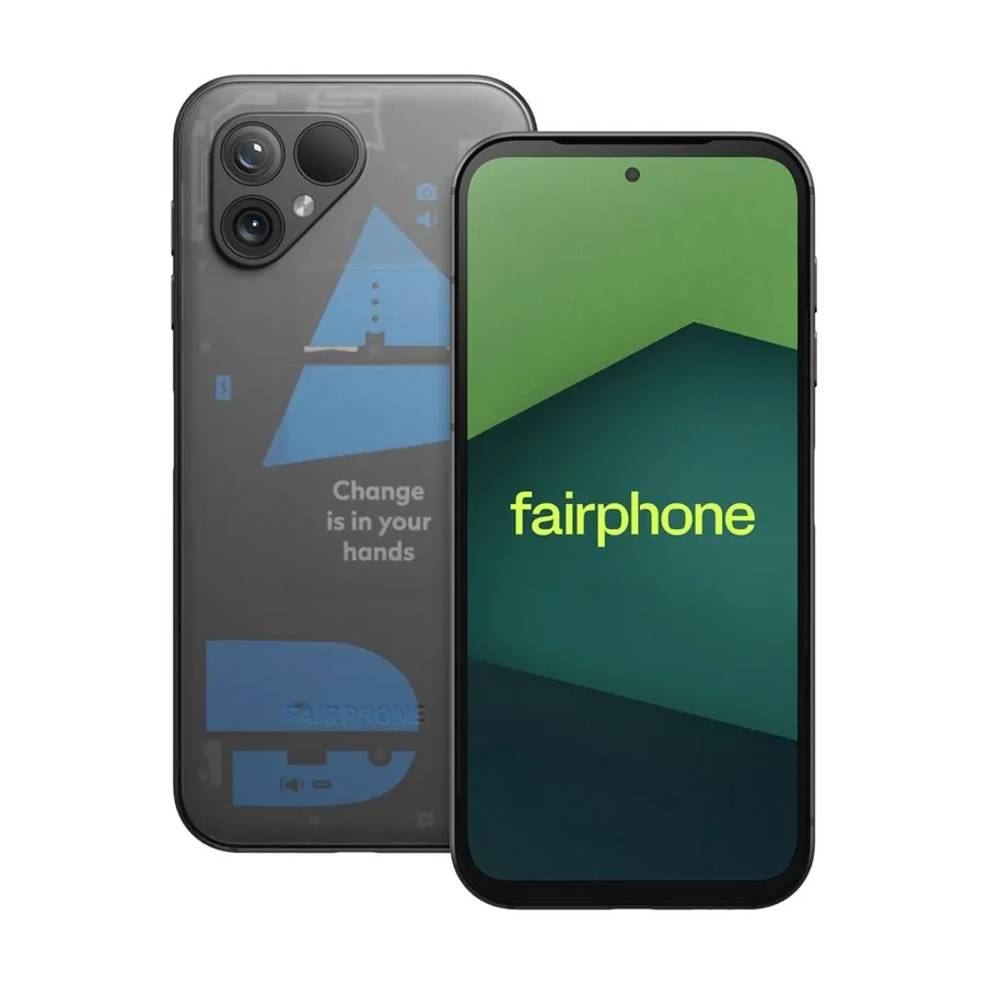 Fairphone 5 5G smarttelefon 8/256GB (gjennomsiktig)
