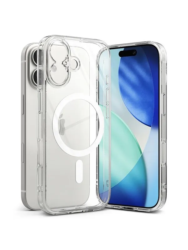 Ringke Fusion Magnetic MagSafe Case for iPhone 17 - Transparent