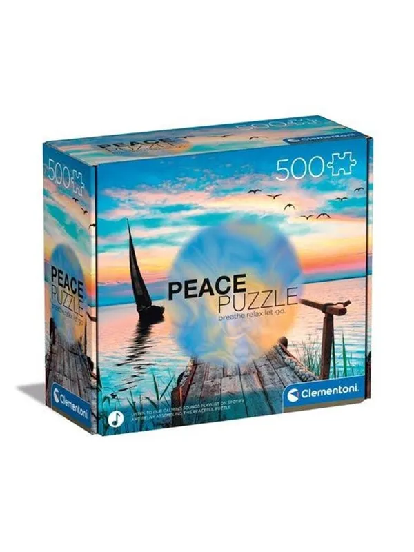 Clementoni Puzzle Peace Collection Colorful Wind 500 pieces Gulv