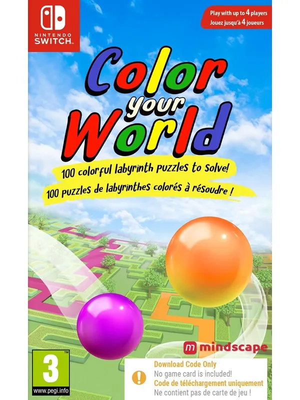 Color Your World (Code in a Box) - Nintendo Switch - Puslespill