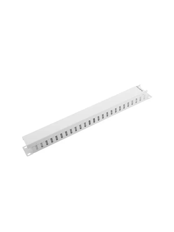 Lanberg AK-1201-S 19" Cable Management Panel Type A 1U Grey