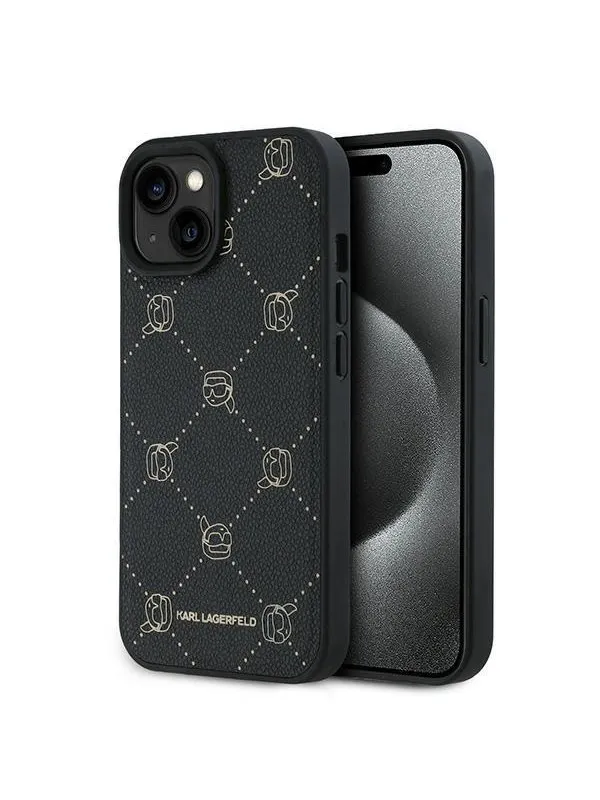 Karl Lagerfeld Karl Head MagSafe Case for iPhone 15 Plus - Black