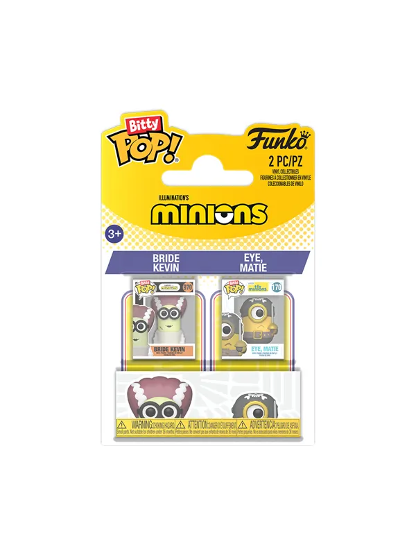 Funko! - Funko Bitty POP 2PK Minions K & M - Figur