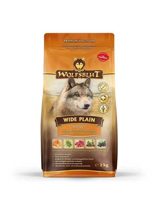 Wolfsblut Wide Plain Horse - dry dog food - 2kg