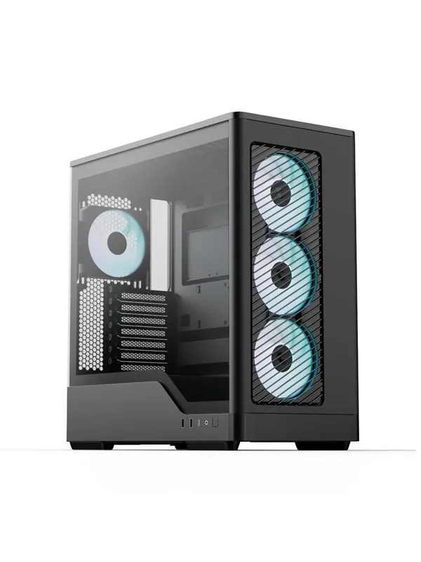 AeroCool D520A - Kabinett - Svart