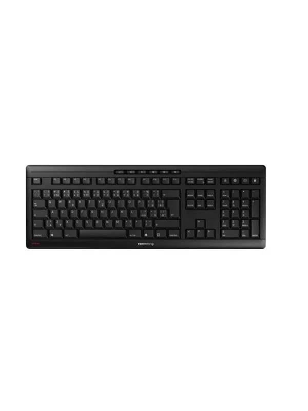 Cherry STREAM KEYBOARD WIRELESS - Tastatur - Tsjekkisk - Svart