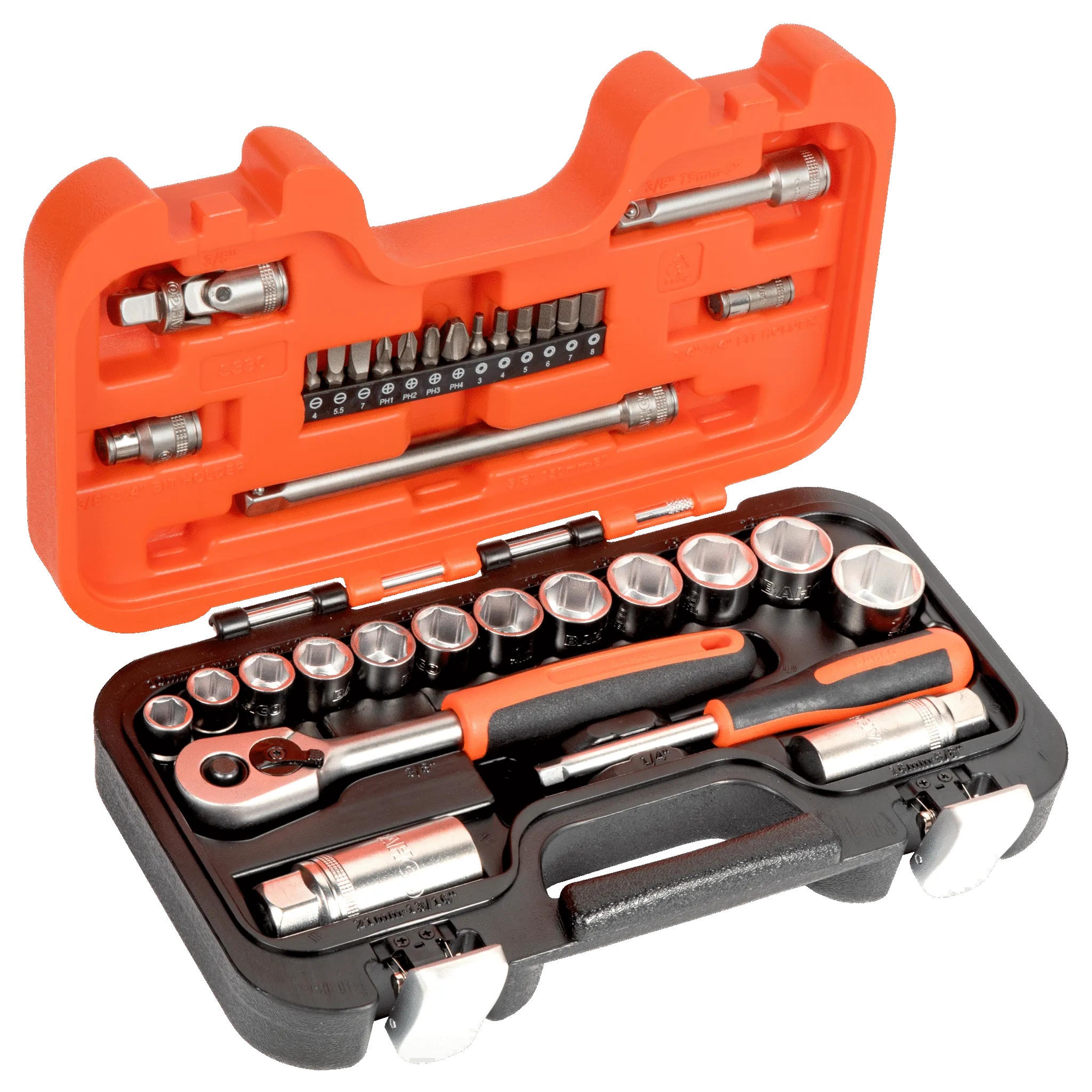 BAHCO Socket set 1/4 & 3/8