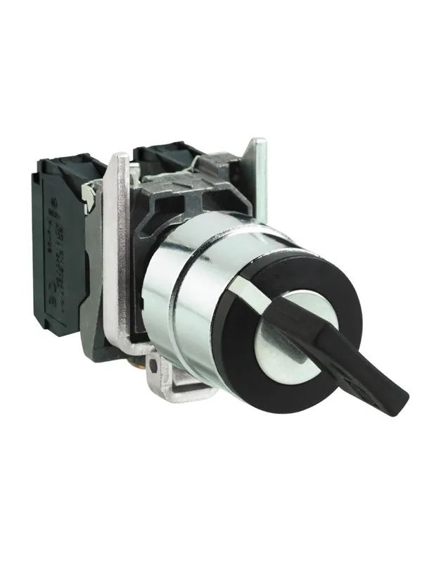 Schneider Electric Harmony key switch complete with 2 fixed positions and key (