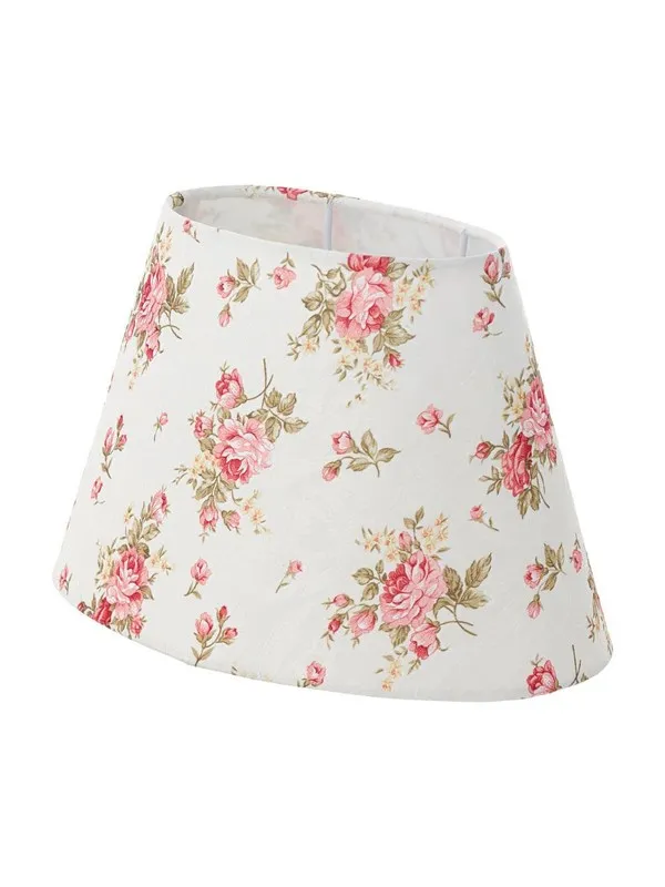 EGLO SKJERM L250 OVAL ROSE DEKOR HVIT