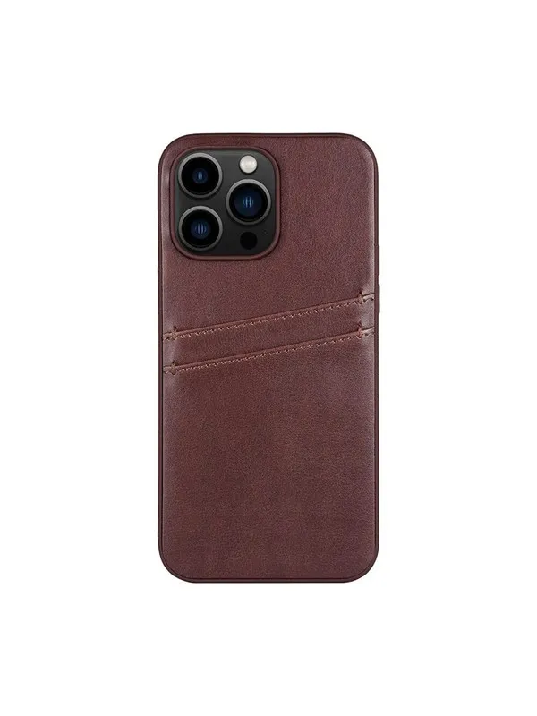 Buffalo Phone Case PU Brown - iPhone 14 Pro Max
