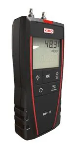 KIMO MP115S. Differenstrykmanometer u/kalibreringssertifikat