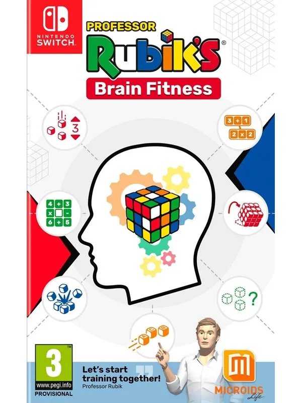 Professor Rubik's Brain Fitness (Code in a Box) - Nintendo Switch - Puslespill