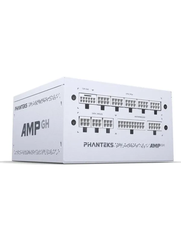 Phanteks AMP GH 750W Strømforsyning (PSU) - 750 Watt - 120 mm - ATX 3.1 - 80 Plus Gold sertifisert