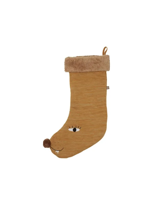 OYOY MINI Løve julestrømpe