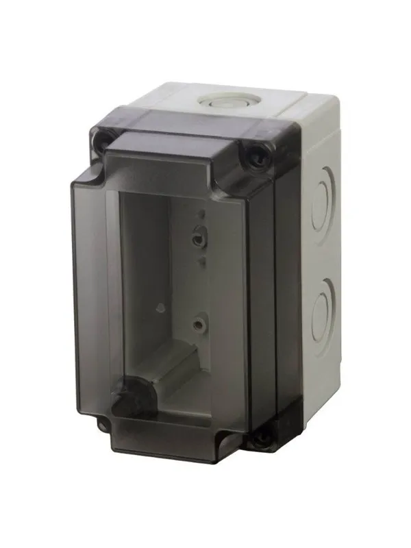 FIBOX Enclosure pc metric smoked transparent cover pcm 100/100 t