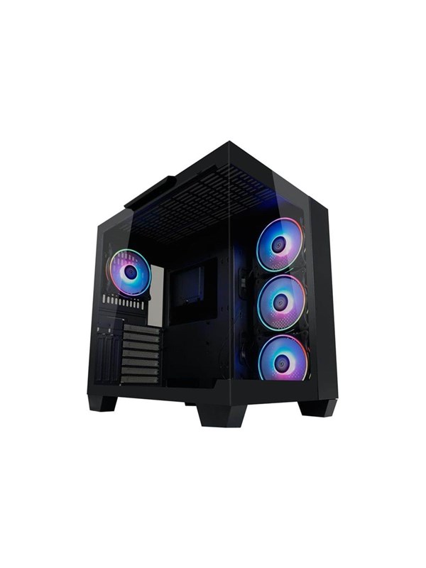 LC Power 809B Dark Storm_X - midi-tower - extended ATX - Kabinett - Tower - Svart