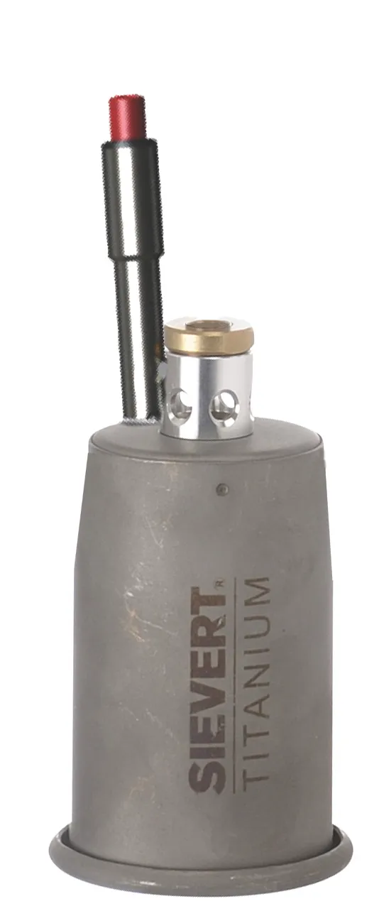 Sievert Titanium brenner Ø70 mm med piezo