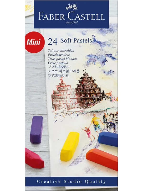 Faber-Castell Softpastels Mini cardboard box of 24