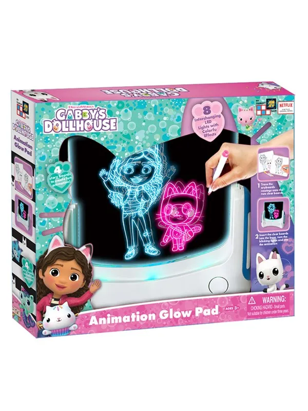 Original Glow Pad Gabby's Dollhouse Animation Glow Pad