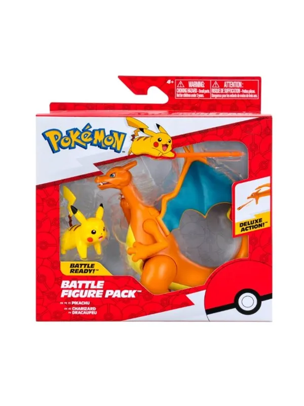 Pokemon Battle Figure Charizard and Pikachu