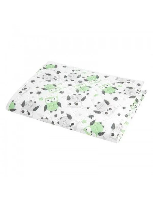 Akuku PEVA Changing mat 55 x 70 cm GREY-MINT OWLS