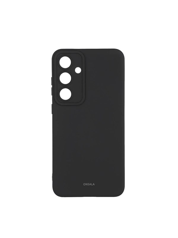 ONSALA Phone Case with Silicone Feel Black - Samsung S24+ 5G