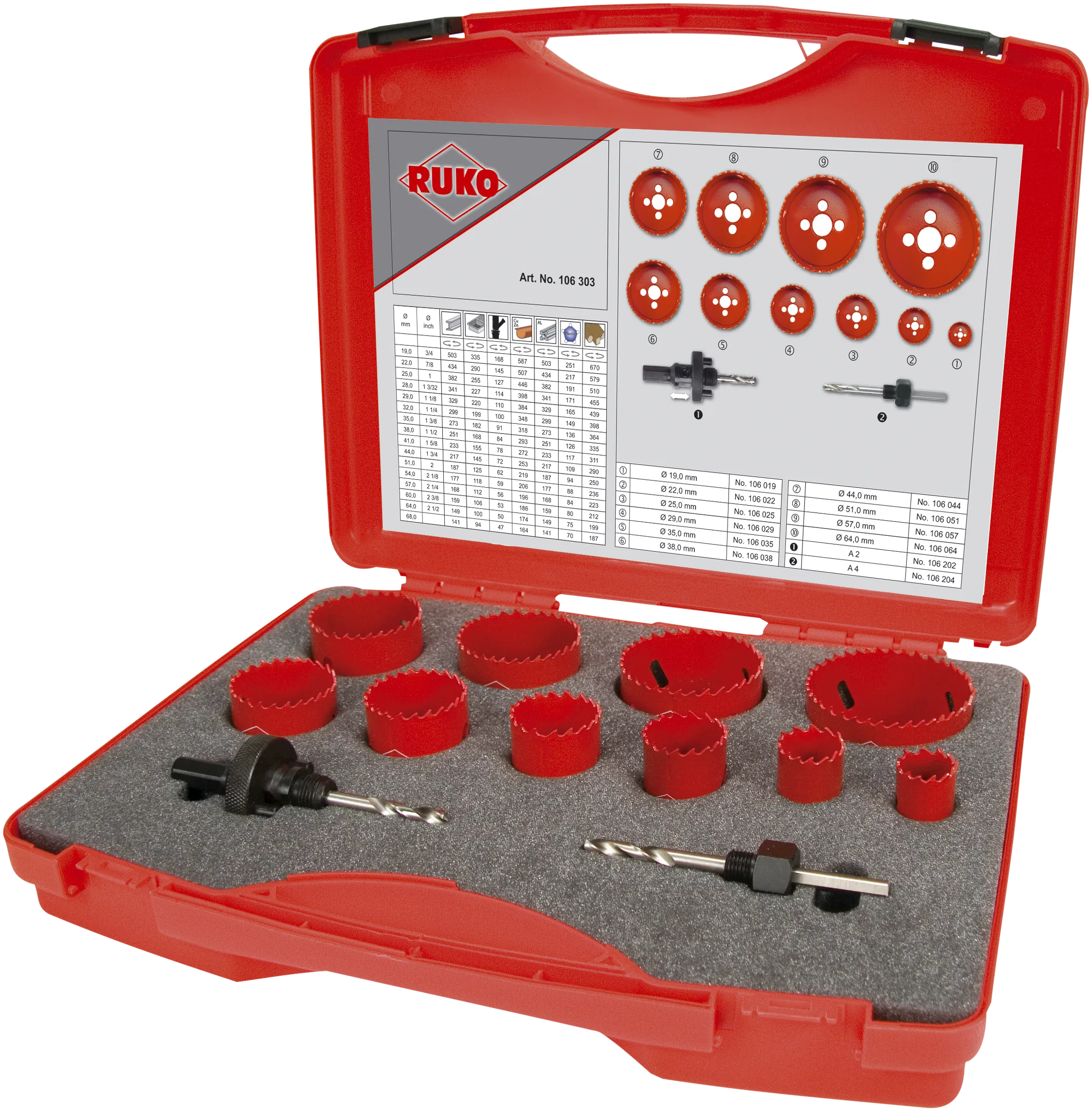 Hullsagsett HSS-Bi-Metall Uni.19-64mm