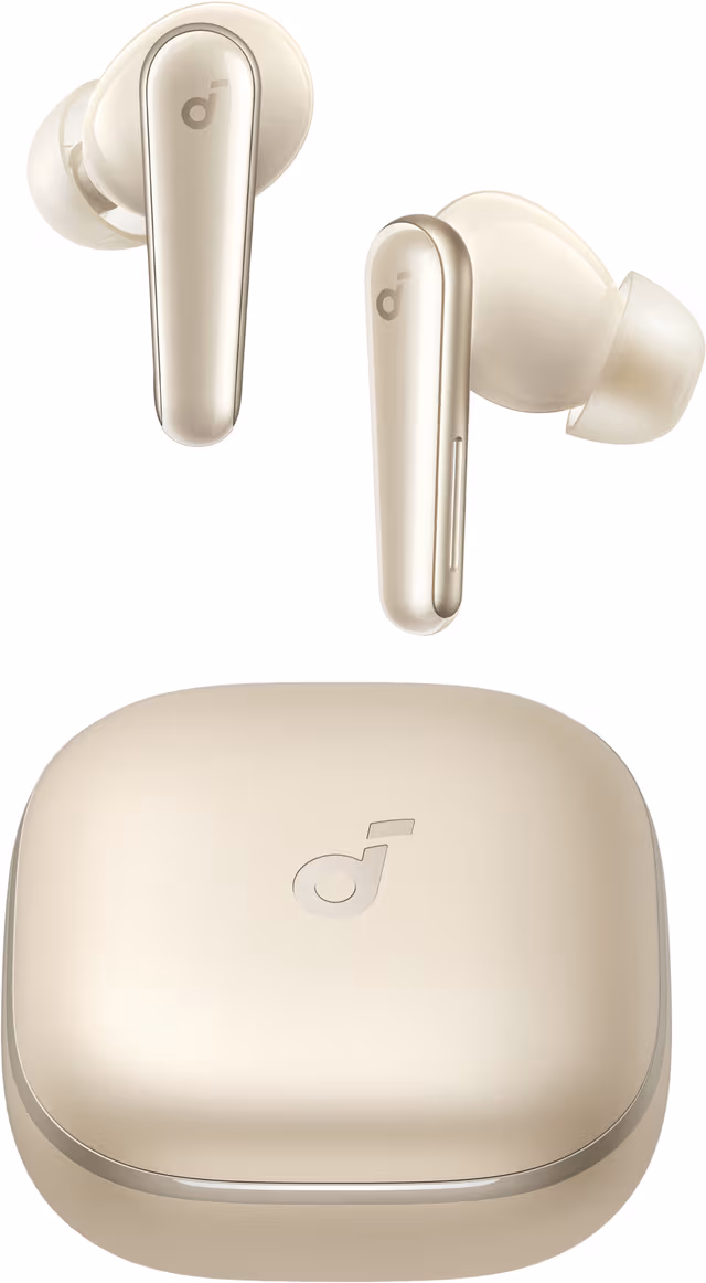 Soundcore Liberty 5 helt trådløse in-ear hodetelefoner (gull)